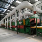 Đầu ra dây chuyền sản xuất len đá